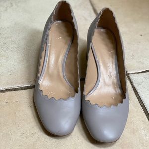 Chloe Lauren Scalloped heels